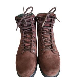 Wolverine Manawa Mens leather work boots sz 10M oil resistant construction